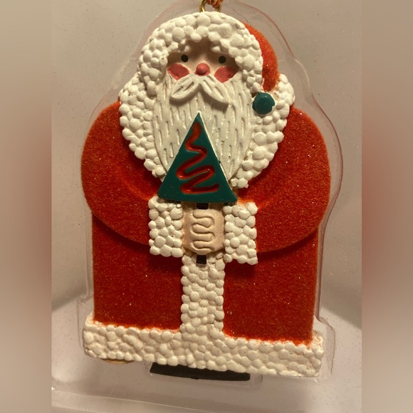 90s new Vintage Santa Claus Christmas Ornament American Greetings  Yuletide 1996 - Picture 7 of 13